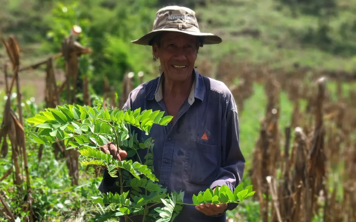 Arbeiter auf Projektfläche in Nicaragua