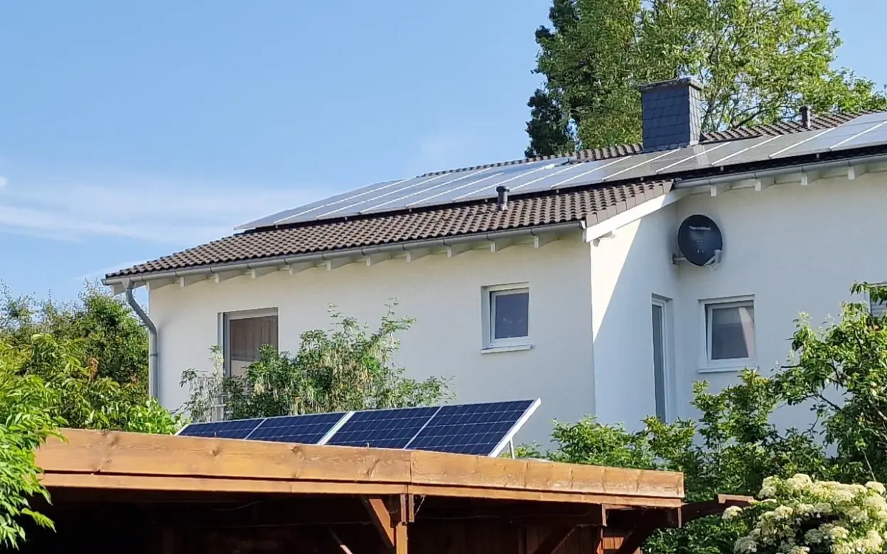 Balkonkraftwerk und PV-Anlage