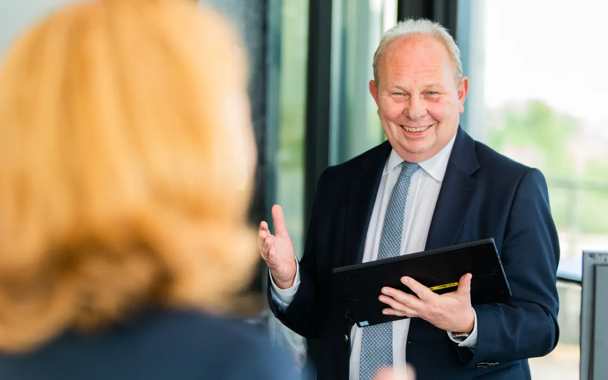 Gottfried Rüßmann im Gespräch