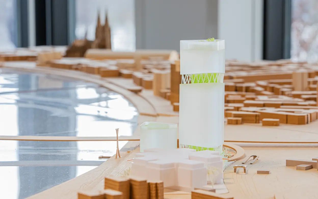 DEVK Turmmodell Lengfeld und Wilisch Architekten PartGmbB