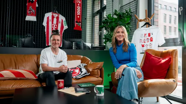 Marina Hegering und Alina Merkau beim 1. FC Köln, Bild 1