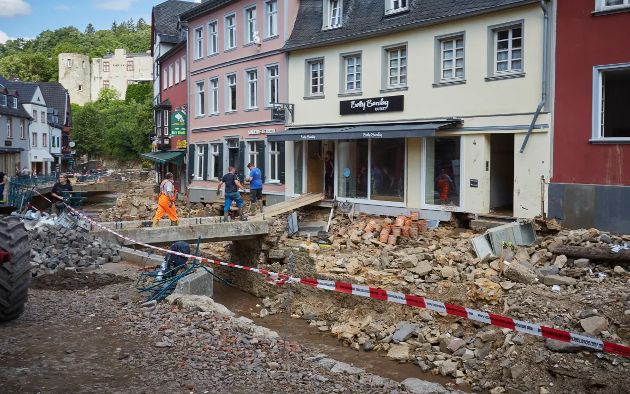 Bad Münstereifel nach Ahrflut - Ansicht 1