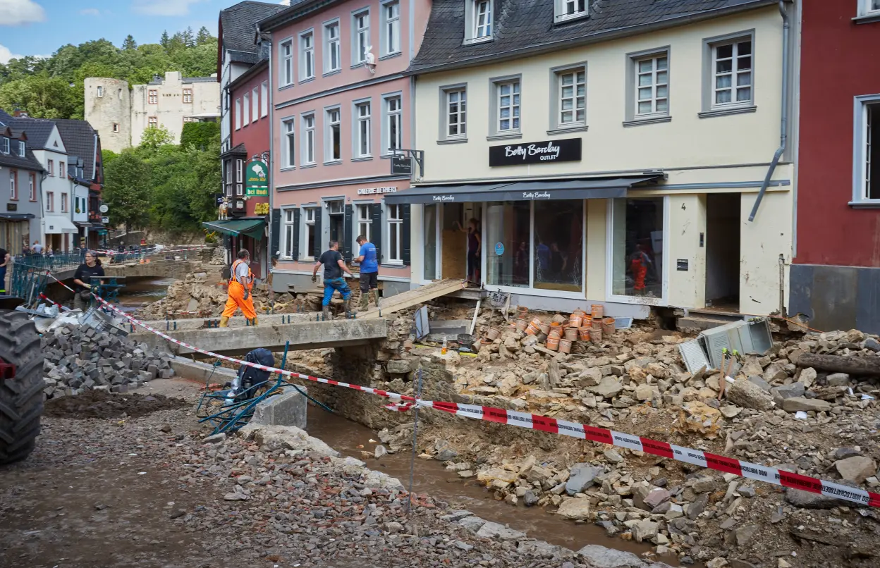 Bad Münstereifel nach Ahrflut - Ansicht 1