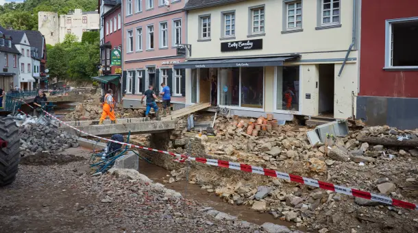 Bad Münstereifel nach Ahrflut - Ansicht 1
